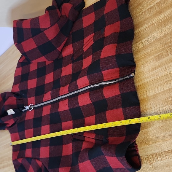 H&M Wool Blend Felted Jacket with Hood, size 8 - Picture 11 of 12